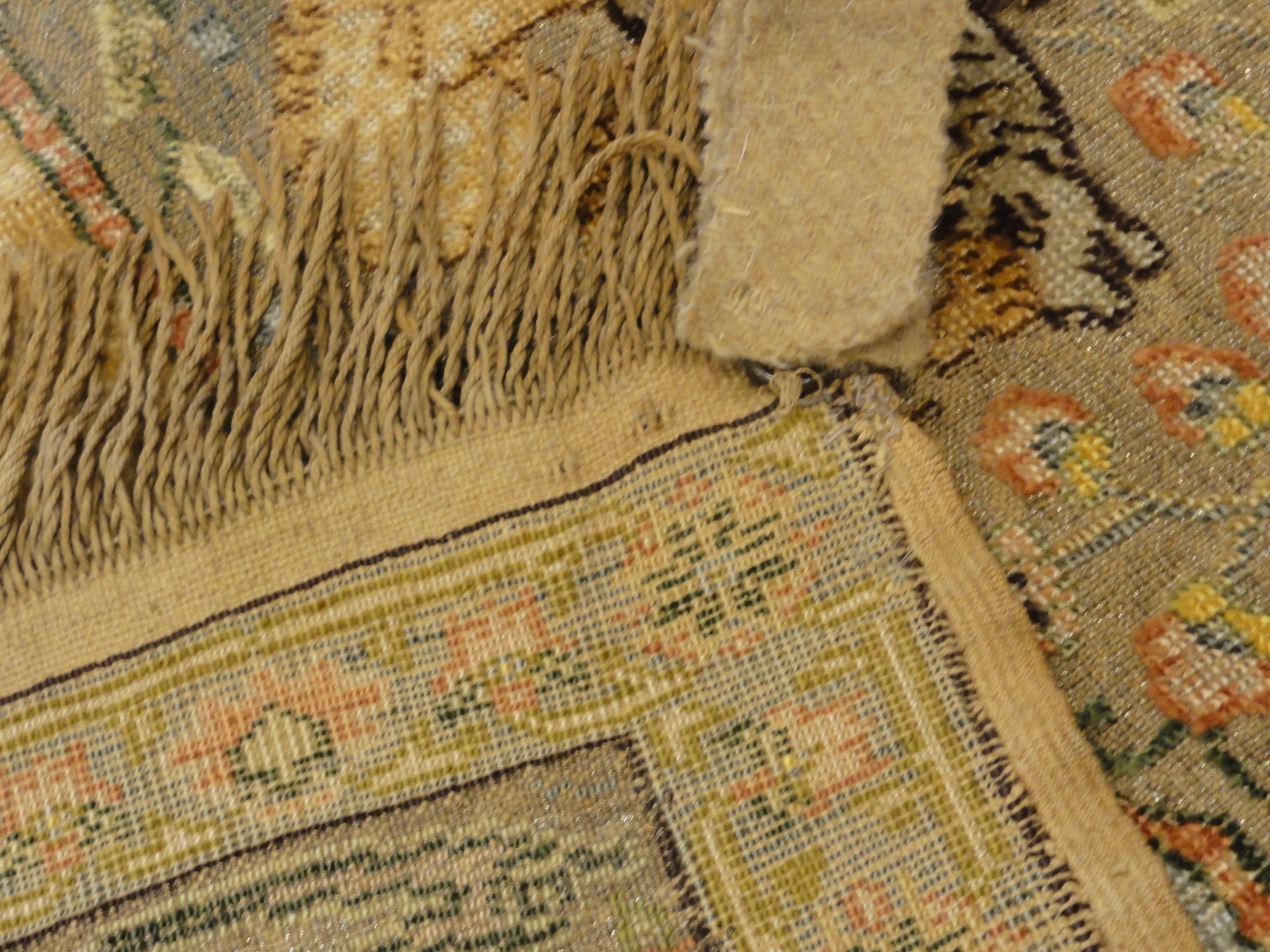 important Gift to Tzar of russia made with gold, silver and silk treads in Garden of Paradise design 30636