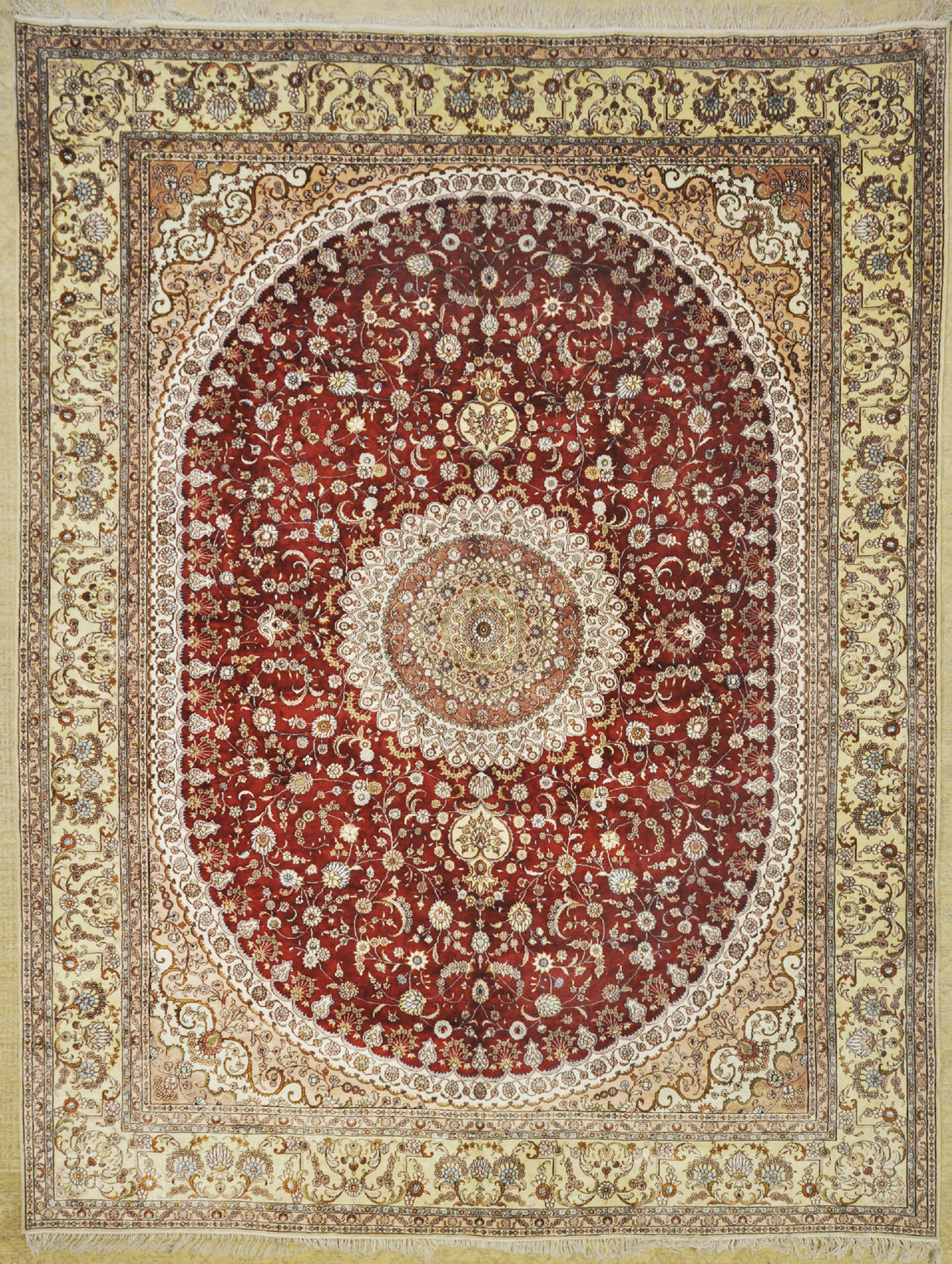 Finest Silk Tabriz Rug 35956