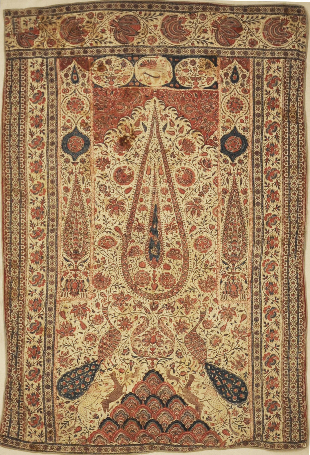 Antique Palampore Textile santa barbara design center-1