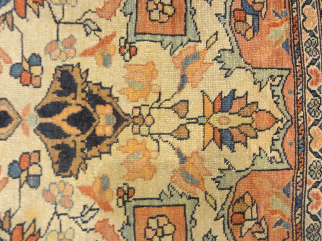 Small Antique Persian Sarouk Farahan 30108