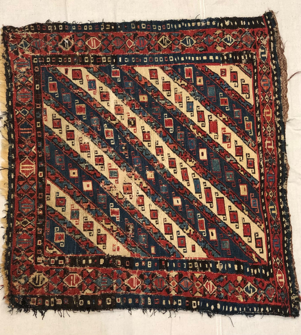 Antique Caucasian Sumak bag face-Rugsandmore