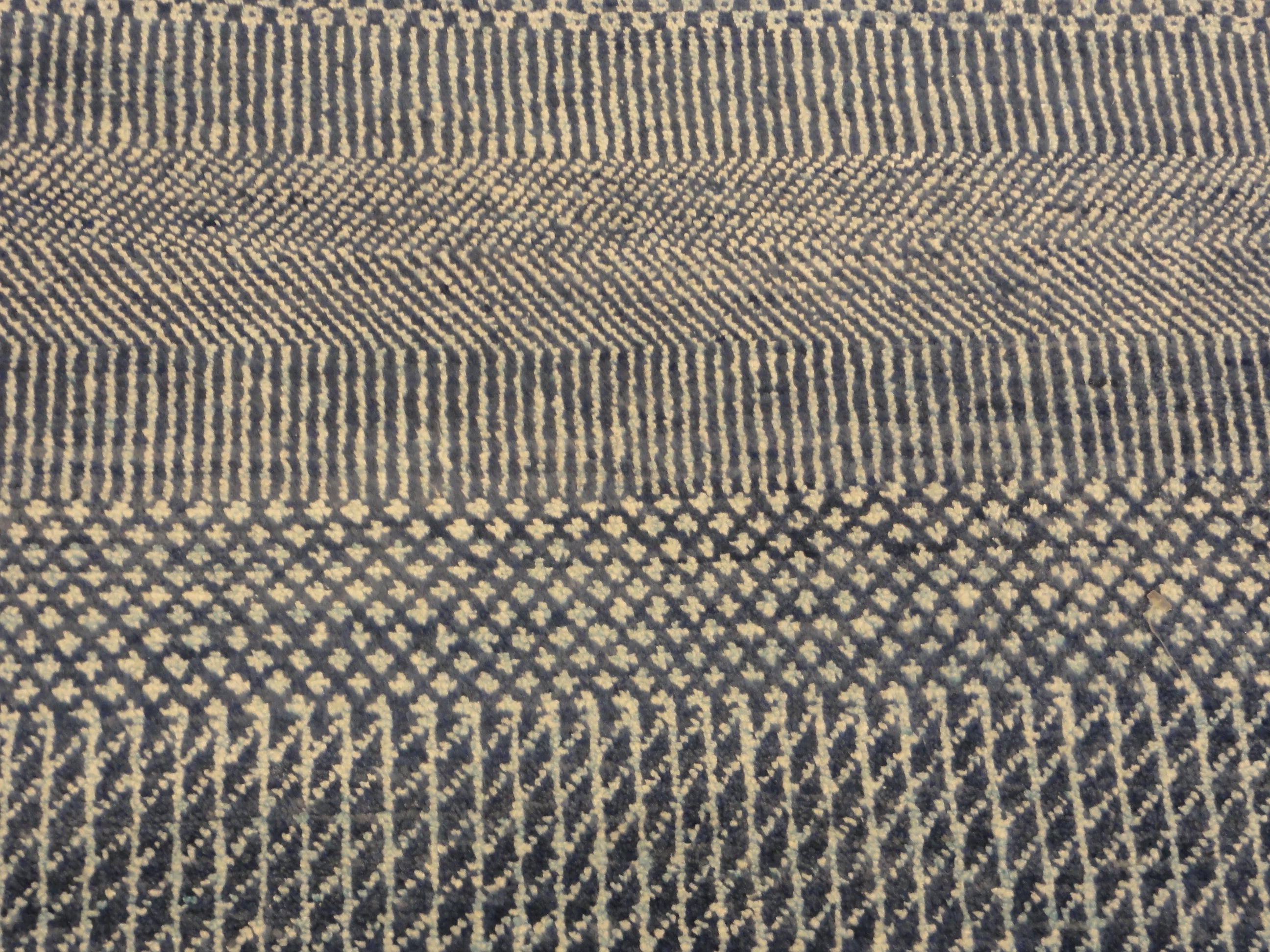 30524 Blue Modern Rug