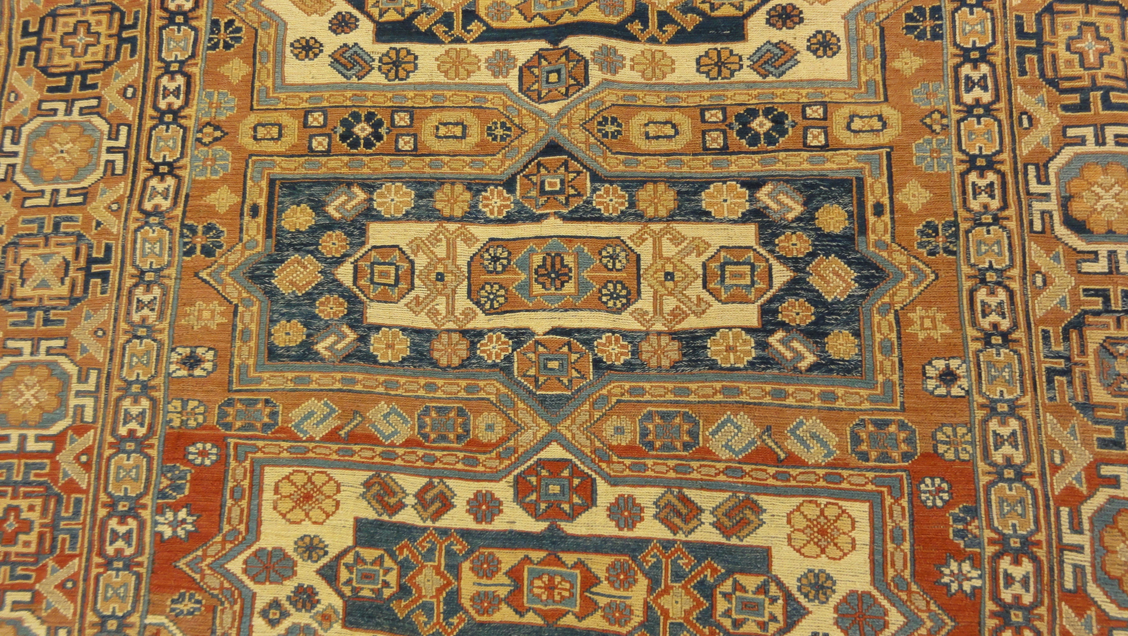 Antique Soumak Rug 34642