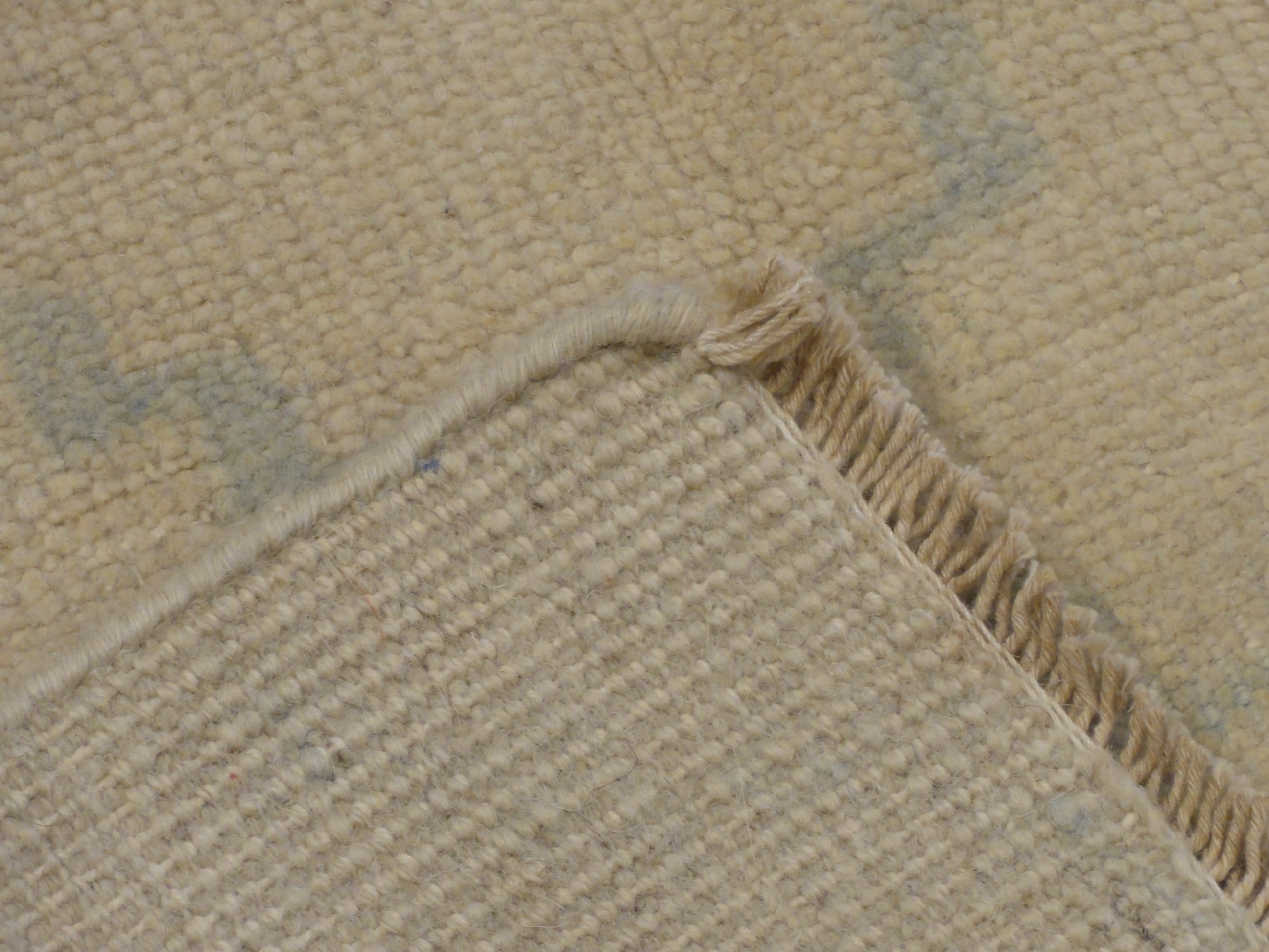 30473 Blue and Beige Fine Modern Trellised Rug