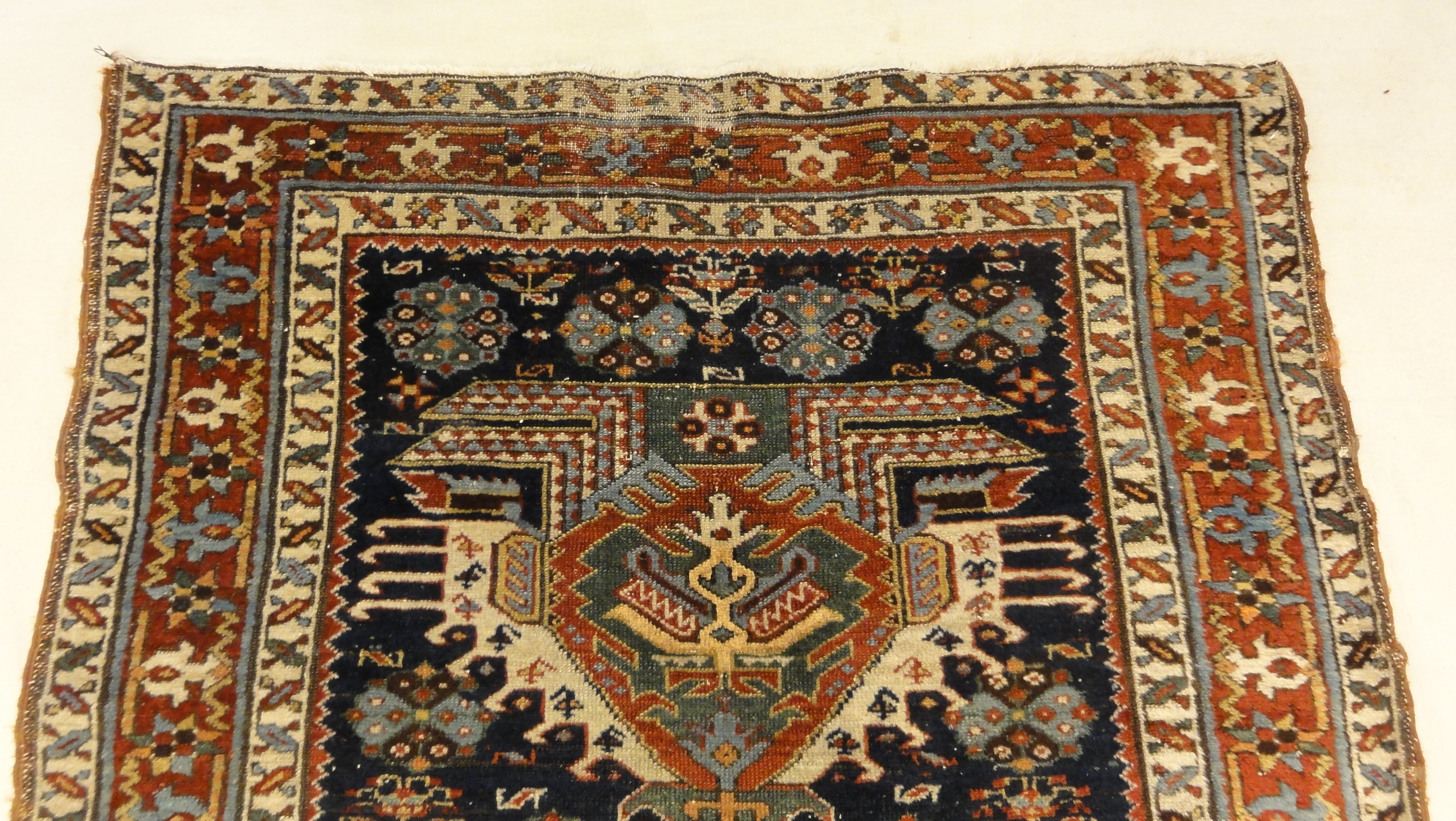 Antique Karadagh Shield Carpet 34688