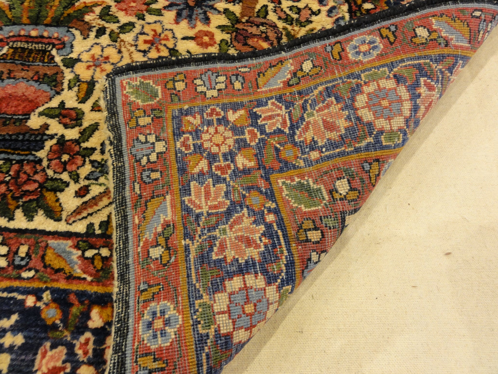 Antique Persian Garden of Paradise Kerman Rug 30219