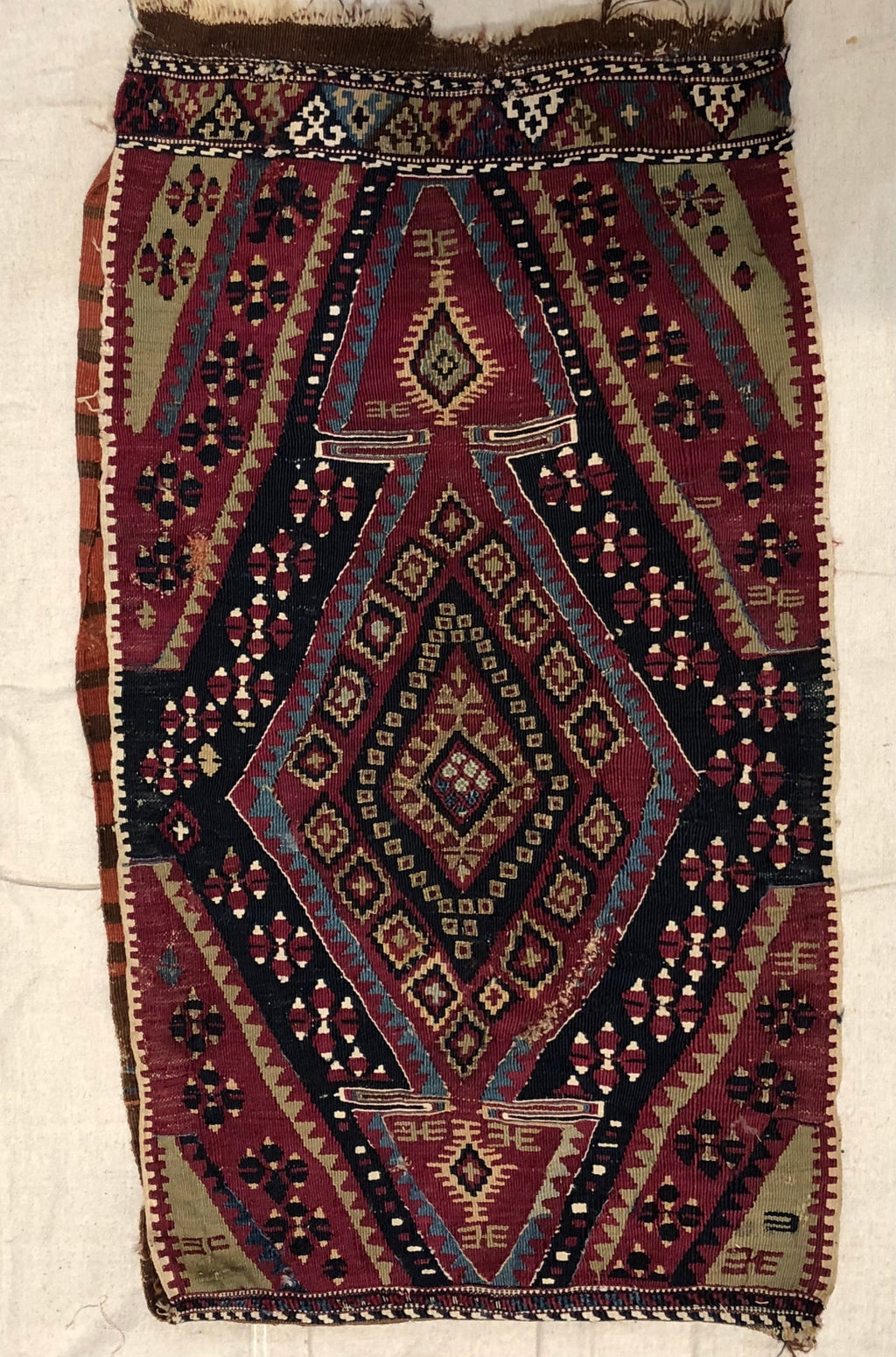 Antique Yastik Kelim -Rugsandmore