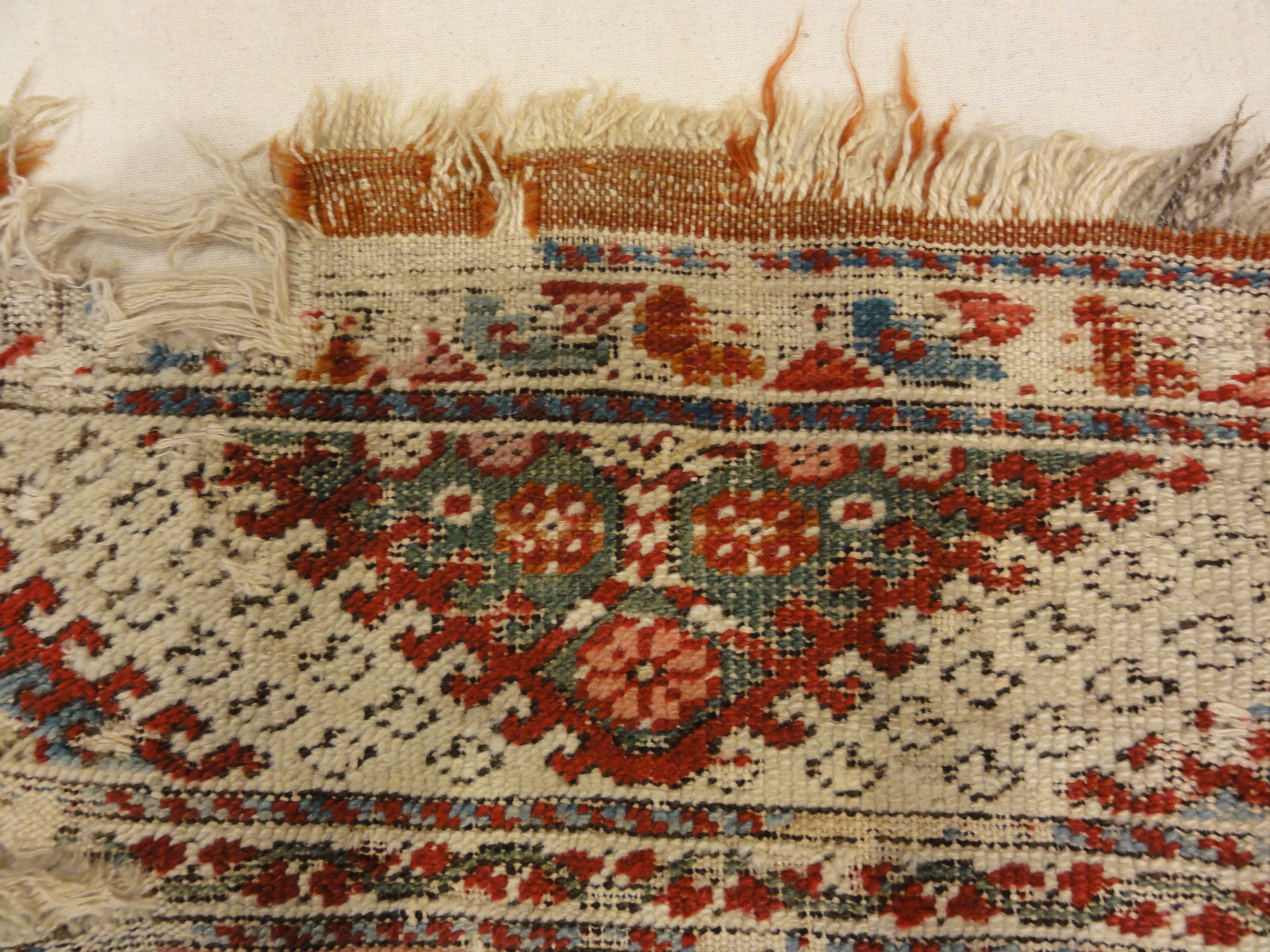 Antique Ghiordes Rug Circa 17th Century 30492