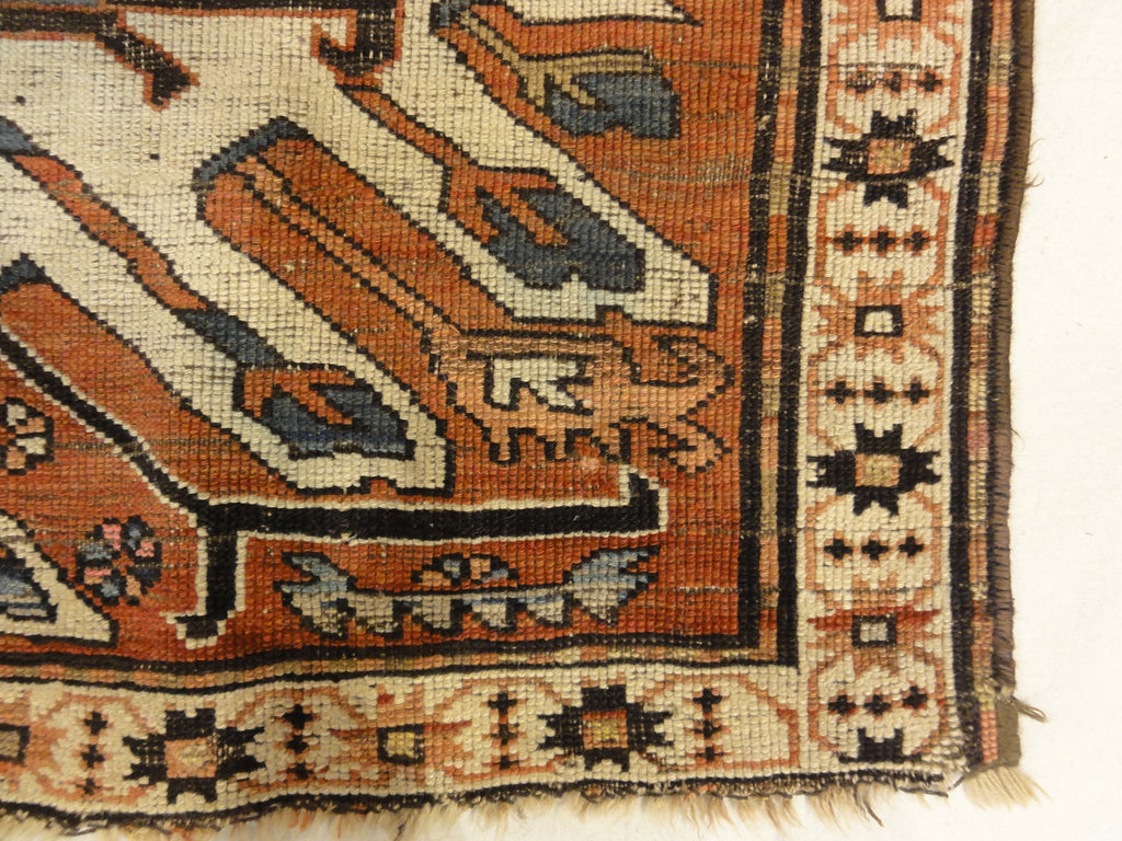 30729 Antique Eagle Kazak Chelaberd Rug