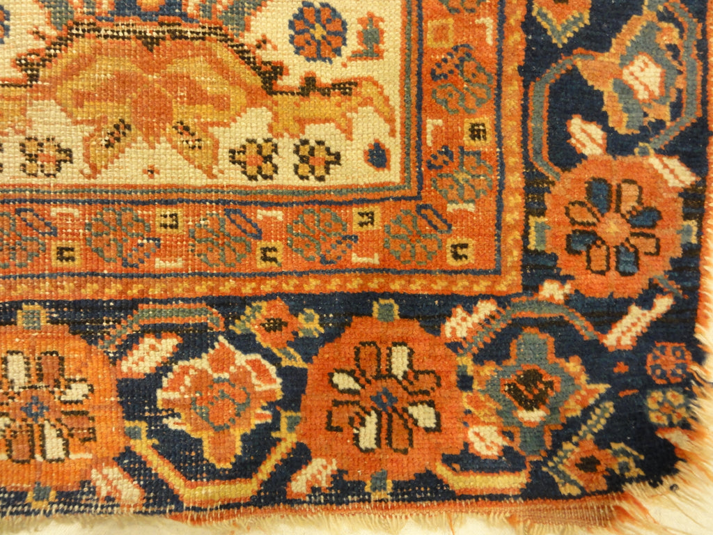 Rare Persian Proto Afshar Rug Circa 1850s Genuine Authentic Intricate Woven Carpet Art Santa Barbara Design Center Rugs and More