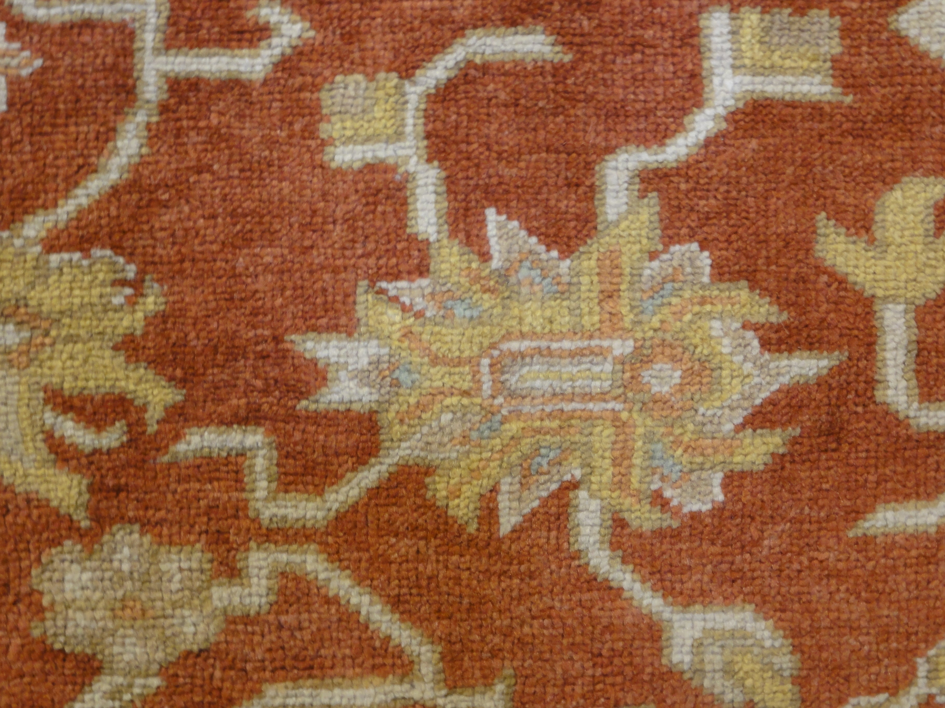 Fine Oushak Rug 35678