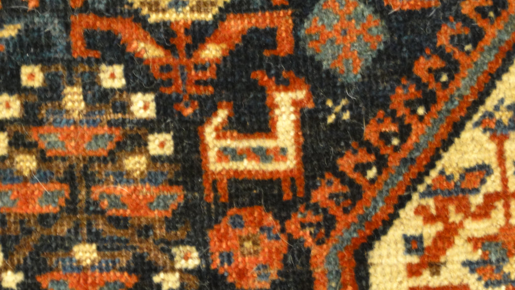 Antique Khamseh Rug 34552