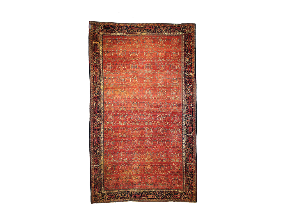 33258 Antique Sarouk Farahan in perfect condition