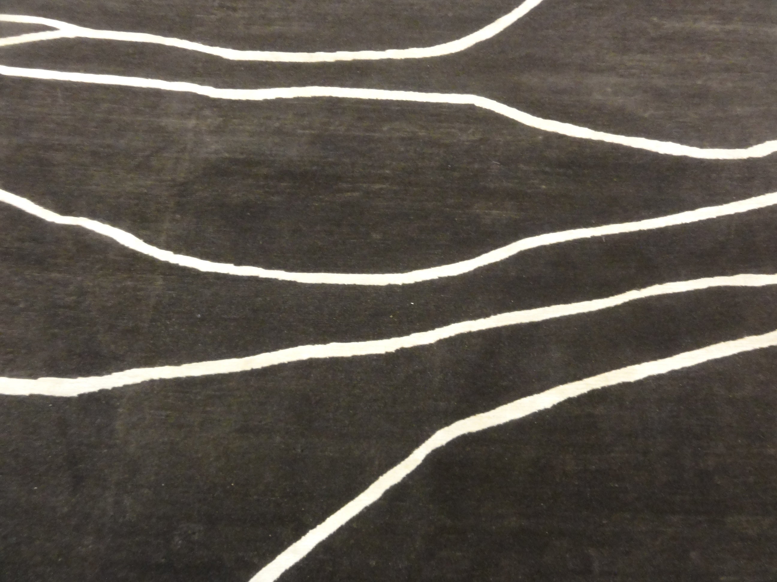 33396 Tibetan Modern Black Rug