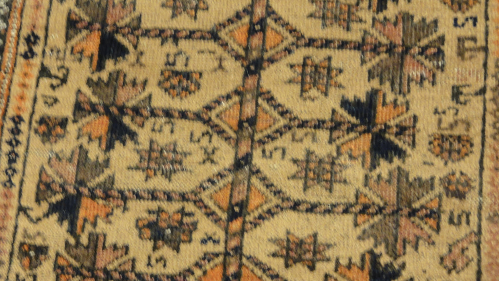 34644 Antique Baluchi Rug