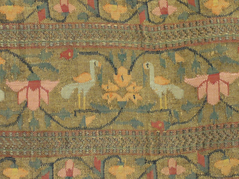 31776 Antique Mughal Sash 17th Century (Patka)