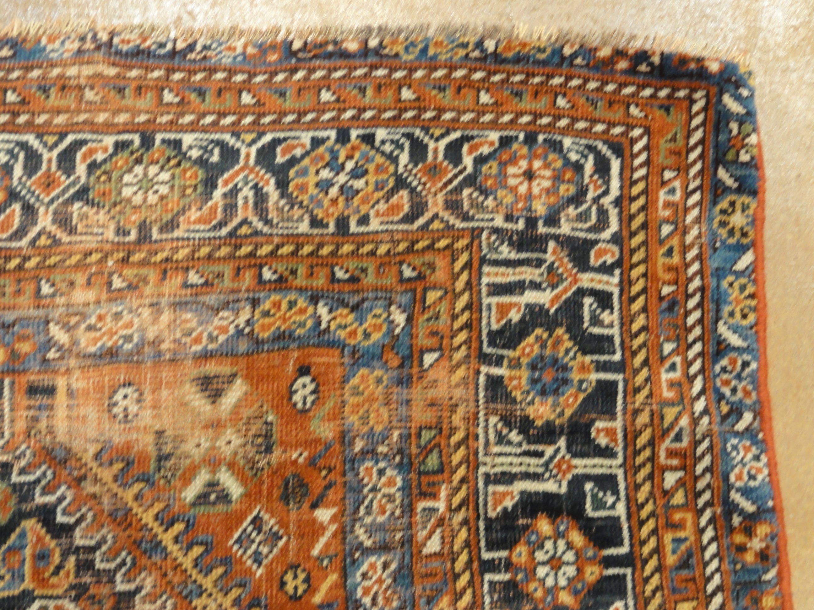 Antique Qashqai Rug 34976