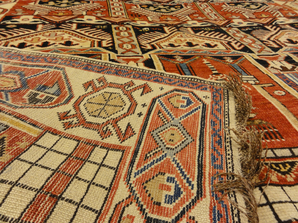 Fine Antique Shirvan meditation Rug with Aya Sofia woven Ca. 1880 mint condition 36232