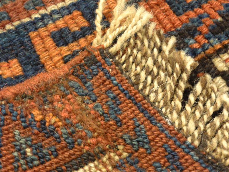 36602 Antique Kurdish Woven Ca 1890